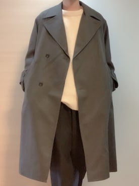 「LILL」｜「アイテム（トレンチコート）」を使った、gokundayoさん（メンズ・173cm）の秋コーディネート