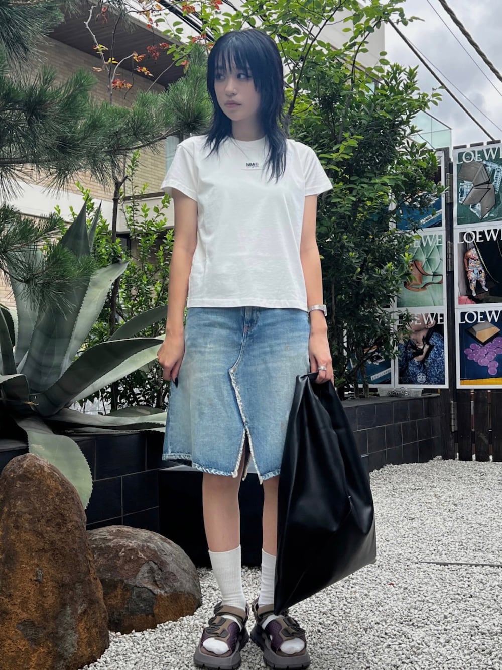 MM6 Maison Margiela デニムミニスカート MM6 MAISON MARGIELA denim mini skirt Blue MM6 Maison Margiela