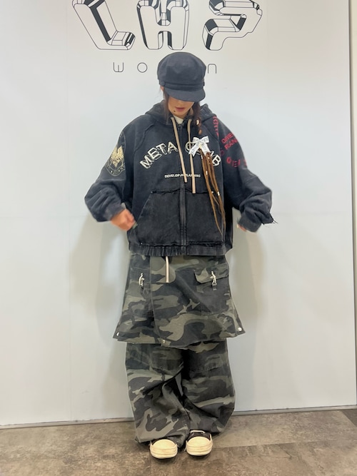 ダンケシェーン DankeSchon/ダンケシェーン/490HW CHEMICAL ZIP HOODIE