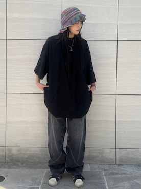 「ADD SEOUL（エーディーディーソウル）のアイテム」を使った、顔さん（レディース・163cm）の春コーディネート