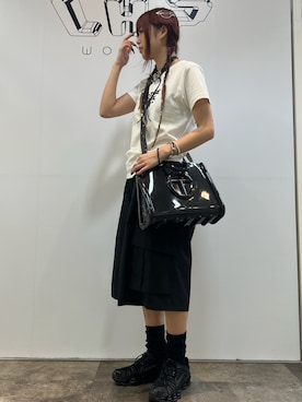 「TELFAR」｜顔さん（レディース・163cm）の春コーディネート