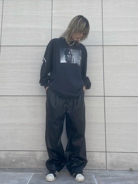 「Danke schon」｜「アイテム（スラックス）」を使った、顔さん（レディース・163cm）の秋コーディネート