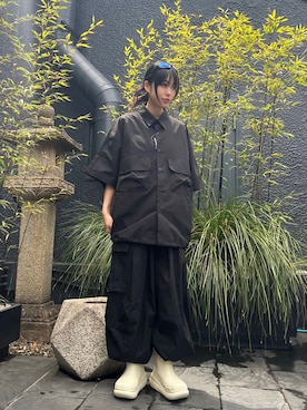 「whiteland」｜「アイテム（ブーツ）」を使った、顔さん（レディース・163cm）の春コーディネート