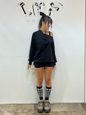 「NACHE（ナチェ）のアイテム」を使った、顔さん（レディース・163cm）の秋コーディネート