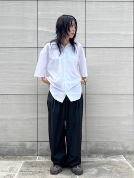 「ADD SEOUL（エーディーディーソウル）のアイテム」を使った、顔さん（レディース・163cm）の夏コーディネート