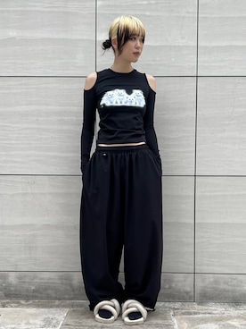「L.H.P（エルエイチピー）のアイテム（トップス）」を使った、顔さん（レディース・163cm）の春コーディネート