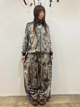 「Needles（ニードルス）のアイテム」を使った、顔さん（レディース・163cm）の冬コーディネート