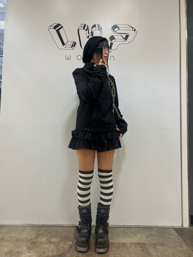 「NACHE（ナチェ）のアイテム」を使った、顔さん（レディース・163cm）の秋コーディネート