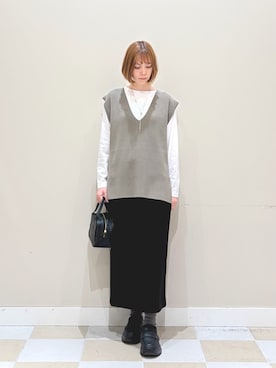 asanofさん（レディース・160cm）の冬コーディネート