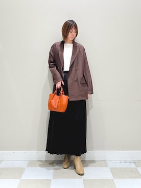 asanofさん（レディース・160cm）の秋コーディネート