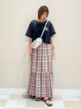 「URBAN RESEARCH Sonny Label（アーバンリサーチサニーレーベル）のアイテム」を使った、asanofさん（レディース・160cm）の夏コーディネート