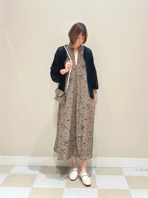 セール】フラワープリントワンピース（ワンピース）｜ITEMS