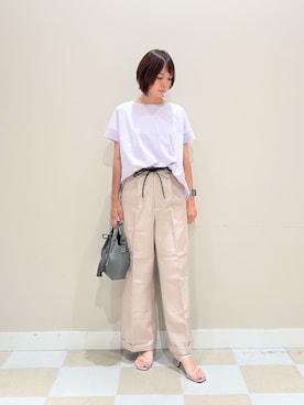 「RODE SKO（ロデスコ）のアイテム」を使った、asanofさん（レディース・160cm）の夏コーディネート