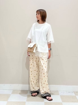 「KBF（ケイビーエフ）のアイテム」を使った、asanofさん（レディース・160cm）の夏コーディネート