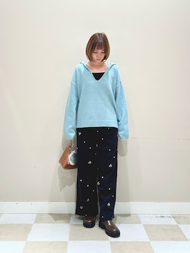 「ITEMS URBANRESEARCH（アイテムズ アーバンリサーチ）のアイテム」を使った、asanofさん（レディース・160cm）の秋コーディネート