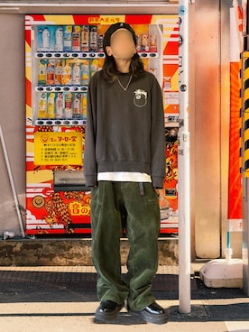 「アイテム（ハンチング/ベレー帽）」を使った、噂のキーマンさん（メンズ・170cm）の冬コーディネート