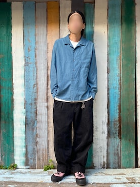 「アイテム（キーホルダー）」を使った、噂のキーマンさん（メンズ・170cm）の秋コーディネート