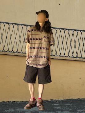「アイテム（帽子）」を使った、噂のキーマンさん（メンズ・170cm）の夏コーディネート