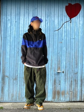 「XLARGE（エクストララージ）のアイテム」を使った、噂のキーマンさん（メンズ・170cm）の冬コーディネート