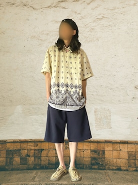 「no brand（ノーブランド）のアイテム」を使った、噂のキーマンさん（メンズ・170cm）の夏コーディネート