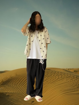 「アイテム（アクセサリー）」を使った、噂のキーマンさん（メンズ・170cm）の夏コーディネート