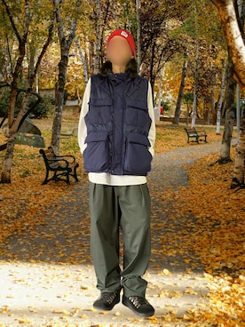 「BIRKENSTOCK(ビルケンシュトック)のアイテム」を使った、噂のキーマンさん(メンズ・170cm)の秋コーディネート