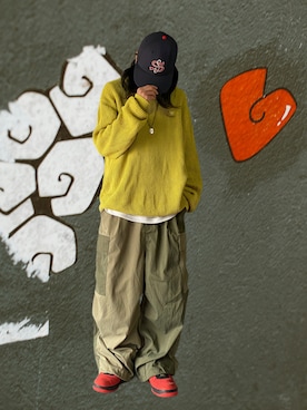 「CPCM（シーピーシーエム）のアイテム」を使った、噂のキーマンさん（メンズ・170cm）の春コーディネート