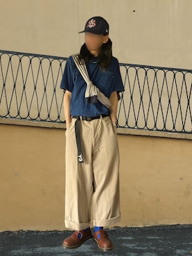 噂のキーマンさん（メンズ・170cm）の夏コーディネート