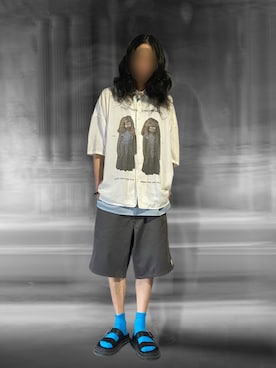 「アイテム（アクセサリー）」を使った、噂のキーマンさん（メンズ・170cm）の夏コーディネート