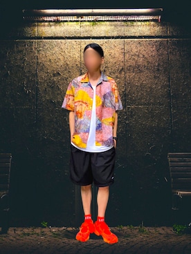 「アイテム（アナログ腕時計）」を使った、噂のキーマンさん（メンズ・170cm）の夏コーディネート