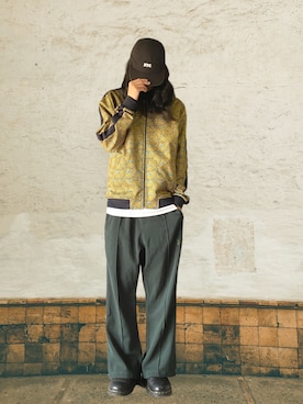 「Dr. Martens（ドクターマーチン）のDr.Martens / JORGE II サンダル（Sandals、ブラック系）」を使った、噂のキーマンさん（メンズ・170cm）の秋コーディネート