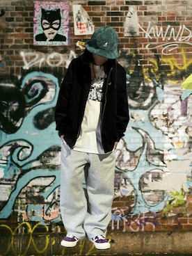 「アイテム（ブルゾン）」を使った、噂のキーマンさん（メンズ・170cm）の冬コーディネート