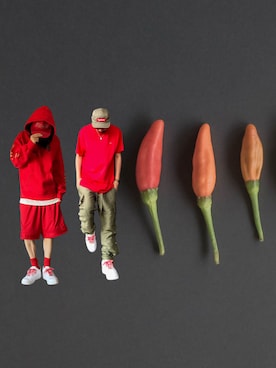 「Supreme （シュプリーム）のアイテム」を使った、噂のキーマンさん（メンズ・170cm）の夏コーディネート