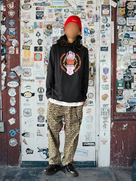 「GU（ジーユー）のアイテム」を使った、噂のキーマンさん（メンズ・170cm）の春コーディネート