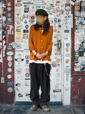 「Lui's（ルイス）のアイテム」を使った、噂のキーマンさん（メンズ・170cm）の秋コーディネート