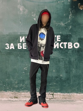 「Vivienne Westwood（ヴィヴィアンウエストウッド）の63020364-IM/TAG PENDANT（ネックレス、シルバー系）」を使った、噂のキーマンさん（メンズ・170cm）の春コーディネート