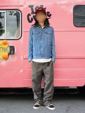 「アイテム（キーホルダー）」を使った、噂のキーマンさん（メンズ・170cm）の秋コーディネート