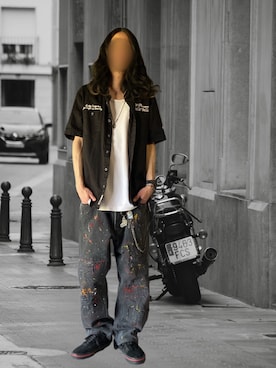「Dickies（ディッキーズ）のアイテム」を使った、噂のキーマンさん（メンズ・170cm）の春コーディネート