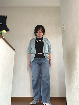 「しまむら（シマムラ）のアイテム（パンツ）」を使った、ttkanadmさん（レディース・154cm）の春コーディネート