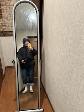 「H&M（エイチ・アンド・エム）のアイテム（ジャケット/アウター）」を使った、ttkanadmさん（レディース・154cm）の冬コーディネート