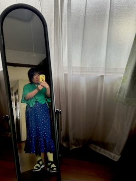 「BELLUNA（ベルーナ）のアイテム」を使った、ttkanadmさん（レディース・154cm）の春コーディネート