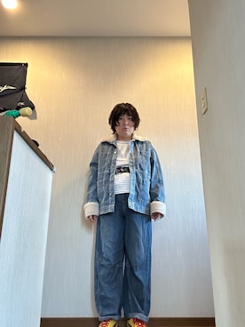 「H&M（エイチ・アンド・エム）のアイテム（ジャケット/アウター）」を使った、ttkanadmさん（レディース・154cm）の春コーディネート