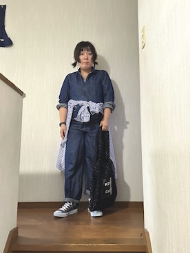 agnes b.のつなぎ/オールインワンを使った人気ファッション