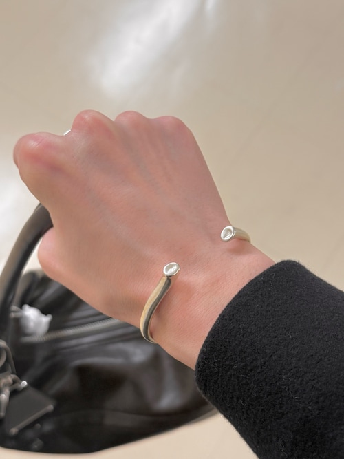 TEN. ブレスレット SILVER925 イコールバングル-M- メンズ レディース