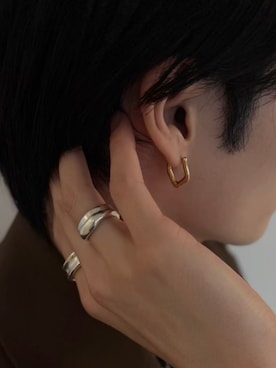 「アイテム（ピアス（両耳用））」を使った、Ryuya Morimotoさん（メンズ・171cm）の冬コーディネート