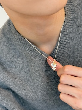 「アイテム（チャーム）」を使った、Ryuya Morimotoさん（メンズ・171cm）の冬コーディネート