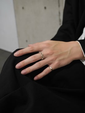 「アイテム（リング）」を使った、Ryuya Morimotoさん（メンズ・171cm・20代）の秋コーディネート