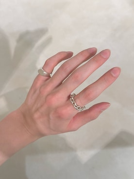 「TEN.（テン）のアイテム（リング）」を使った、Ryuya Morimotoさん（メンズ・171cm）の春コーディネート