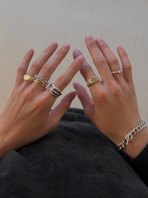 SILVER925 スタウトチェーンリング（リング）｜TEN.（テン）の