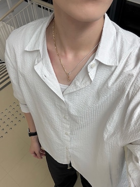 「TEN.（テン）のアイテム（ネックレス）」を使った、Ryuya Morimotoさん（メンズ・171cm）の秋コーディネート